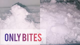 ASMRONLY BITESCRUNCHY CRISPY YUMMY FREEZER FROSTHARD AND SOFT CRUNCHESODDLY SATISFYING VIDEO [upl. by Halle]