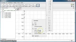 GeoGebra  skalering af akser [upl. by Howlond]