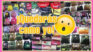 👜La tienda de bolsas y mochilas mas baratas que he visto en el centro 🙉🙈🙊 [upl. by Enavi]