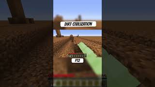 DIRT CIVILIZATIONPT2 minecraft minecraftmemes minecraftshorts Credits Joll and Conk ytshorts [upl. by Declan]