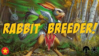 MTG Arena Selesnya Rabbit Breeder Standard Ranked BO1 [upl. by Tekla21]