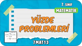 Yüzde Problemleri 📘 tonguçCUP 3Sezon  7MAT13 2024 [upl. by Eniamrahs949]