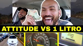 PRUEBAS DE CONSUMO ATTITUDE VS 1 LITRO DE GASOLINA [upl. by Neelon249]