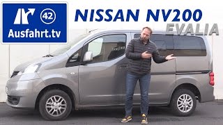 2016 Nissan NV200 Evalia 15 dci Tekna  Fahrbericht der Probefahrt Test Review [upl. by Ariam736]