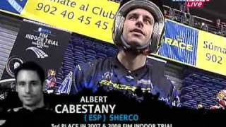 TONI BOU No a la Ley de Montes Trial indoor Madrid 2009 Eurosport2 RUMANO 02 [upl. by Chapa]