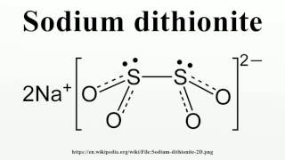 Sodium dithionite [upl. by Esta]