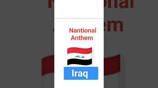 Iraq Flag and National Anthem viralvideo shortsshortvideo [upl. by Kilroy]