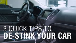 3 Quick Tips To DeStink Your Car  Autoblog Details [upl. by Ailemak]