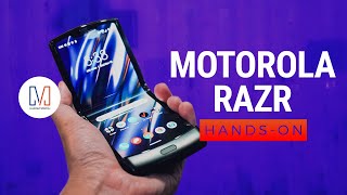 The Motorola RAZR is back Our handson [upl. by Anaitit]