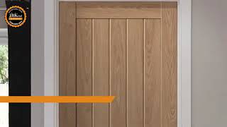 Laminate internal doors Hudson Oak and Colorado Grey [upl. by Ellienad]