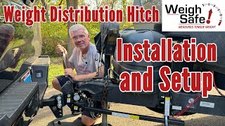 Weigh Safe Hitch Installation and Initial Setup  Better RV Towing [upl. by Odlavso897]