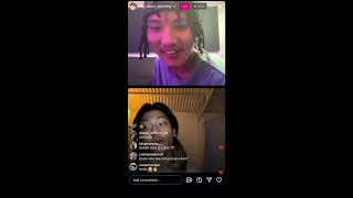 Vten instagram live with jholey promoting PAKH PAKH ft Lil Dump Never Broke Again [upl. by Hugo685]