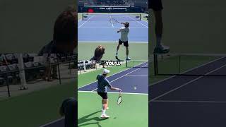 Forehand Comparison Of Andrey Rublev amp Andy Murray🔥  Video credit zenracquets [upl. by Nica]