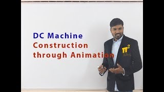 Construction of a DC Machine  Animation  PiSquare Academy [upl. by Anerbas]