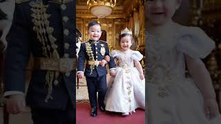 Cute royal baby fashion show ai cute baby prince princess fashion netherlands [upl. by Osner824]