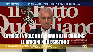 Premierato Travaglio La Meloni Chiu pilu pi tutti Tensione tra la Gruber e Sechi [upl. by Adaliah]