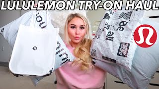 800 lululemon tryon haul yesanother one PRESPRING 2022 [upl. by Abehs]