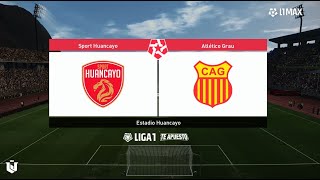 Sport Huancayo vs Atletico Grau ● Clausura Liga 1 2024  Pes 2021 [upl. by Dorothea]