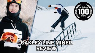 Oakley Line Miner Review  The Best Snowboard Goggles 20192020 [upl. by Eenafit]