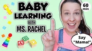 Baby Learning With Ms Rachel  First Words Songs and Nursery Rhymes for Babies  Toddler Videos [upl. by Sualk79]