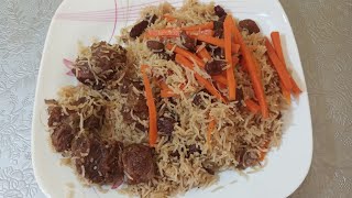 kabuli Pulao   Afghani  Pulao Recipe  Beef Kabuli Pulao Recipe At Home By Rukhma Naveed [upl. by Plotkin]