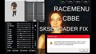 Skyrim Special Edition  Install CBBE B0dySlide amp Racemenu Via Mod Organizer 2 [upl. by Apurk]