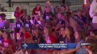 LOVB hosts watch party for Olympic volleyball [upl. by Sonia]