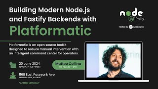 Building Modern Nodejs and Fastify Backends with Platformatic [upl. by Nylecyoj344]