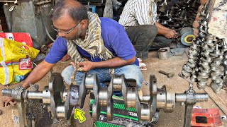 How to Repair Broken Crankshaft  Welding A Broken Crankshaft [upl. by Devin]