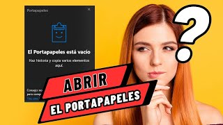 😯 Como Abrir El PORTAPAPELES En Windows Con El Teclado 2024 Activar Y Usar El Portapapeles Ahora [upl. by Ahsinal616]