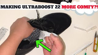 Making The adidas UltraBOOST 22 MORE Comfortable IT WORKED☁😵 [upl. by Aronle688]