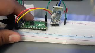 Raspberry pi pico tutorials part 6  Bluetooth module HC05 [upl. by Bonney]