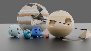 planet break  Solar System Planet Size Comparison 3D [upl. by Akinad]