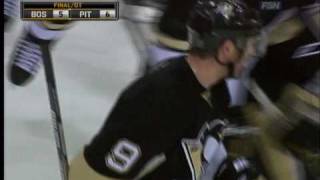 Bill Guerin scores with 04 seconds left Dupuis wins it in OT 111409 [upl. by Bernadina]