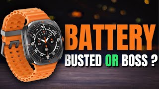 Galaxy Watch Ultra Battery Life BUSTED or BOSS Real World Test Results [upl. by Rodgers]