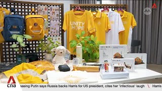 Thousands of souvenirs sold as Singapore gears up for Pope Francis visit [upl. by Sellma711]