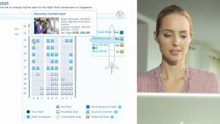 KLM online checkin instruction [upl. by Ahsieker]