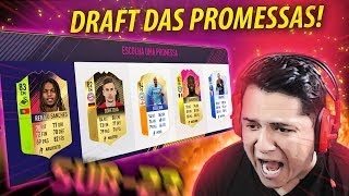 DESAFIO DRAFT DAS PROMESSAS DO FUTEBOL FIFA 18 FUT DRAFT 😂🔥 [upl. by Giliana]