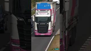 SCANIA 530S V8  Sharp Freight Int Ltd truckspotting [upl. by Lorou612]