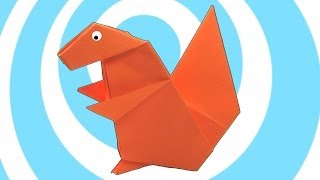 Paper Origami Squirrel Instructions [upl. by Sturges]