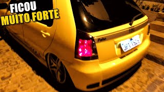 COLOQUEI SUPER LEDS NA PLACA DO CARRO E FICOU MASSA [upl. by Aissak]