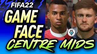 Best FIFA 22 Career Mode Game Faces Centre Mids [upl. by Sidhu833]