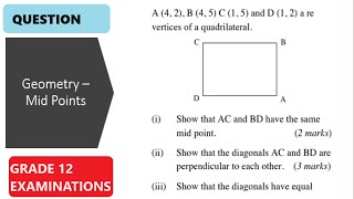 PNG Grade 12 Examination Question and Solutions  Geometry [upl. by Neltiac]