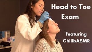 ASMR Head to Toe Assessment with ChilibASMR Improved Audio Real Person Medical Roleplay [upl. by Filahk]