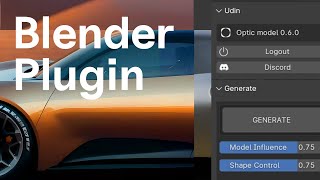 Optic Blender Addon  Generate Ideas Directly from the Viewport [upl. by Ahcila373]