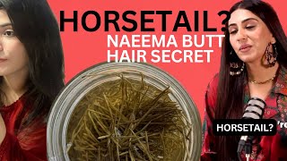 Horsetail For Hair Growth  Naeema Butt Hair Secret 🤫 [upl. by Nirrad]