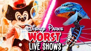 Worst Disney Parks Shows [upl. by Smallman659]