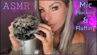 ASMR Whisper Rambles amp Mic Fluffing  Plucking  Brushing  Relaxing Sounds For Sleep [upl. by Aihsitan]