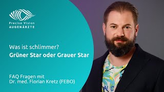 Was ist schlimmer Grüner Star oder Grauer Star [upl. by Nilats]