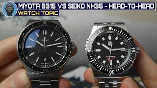 Miyota 8315 Vs Seiko NH35  Can The Newcomer Take Down The NH35 [upl. by Ahsimit943]